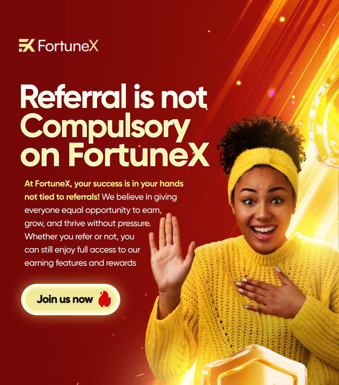 FortuneX No Referral